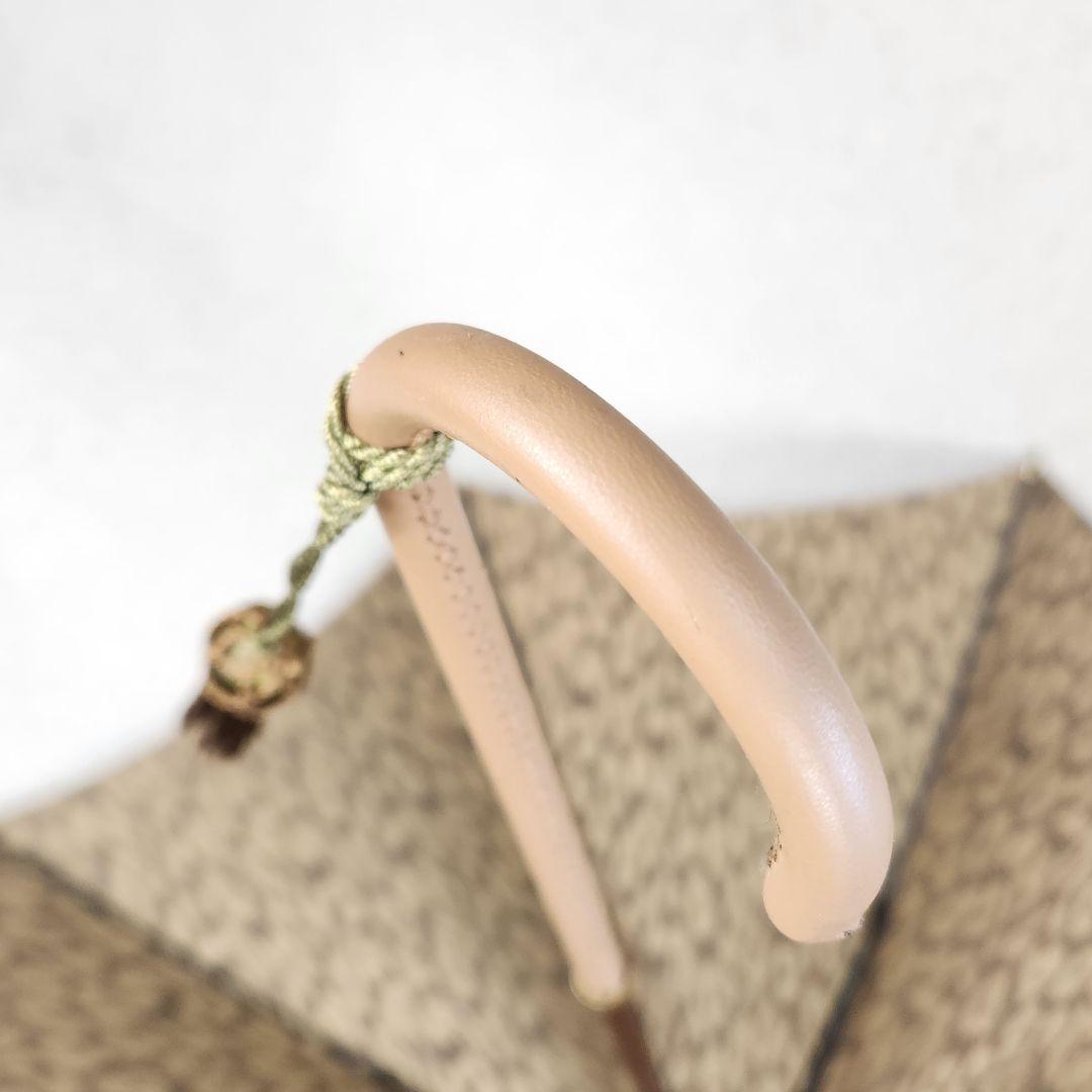 ⭐美品⭐フォックスアンブレラズ 長傘 レオパード 茶 タッセル