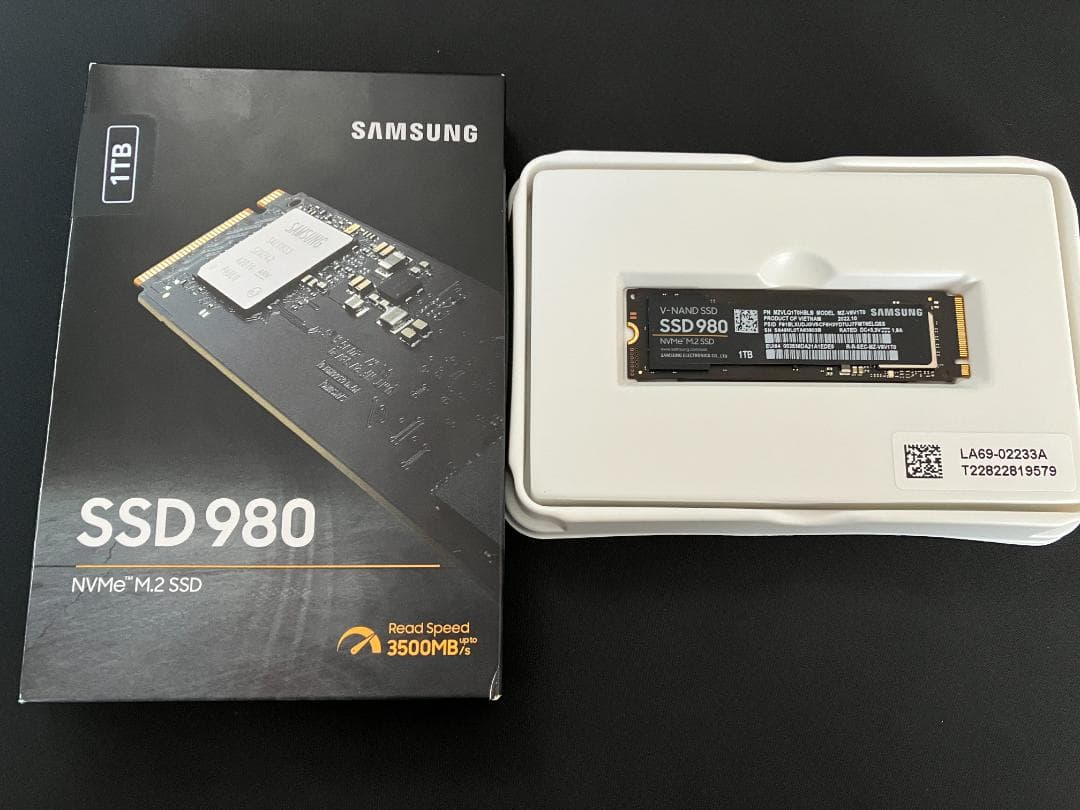 内蔵型SSD Samsung SSD980 1TB NVMe M.2