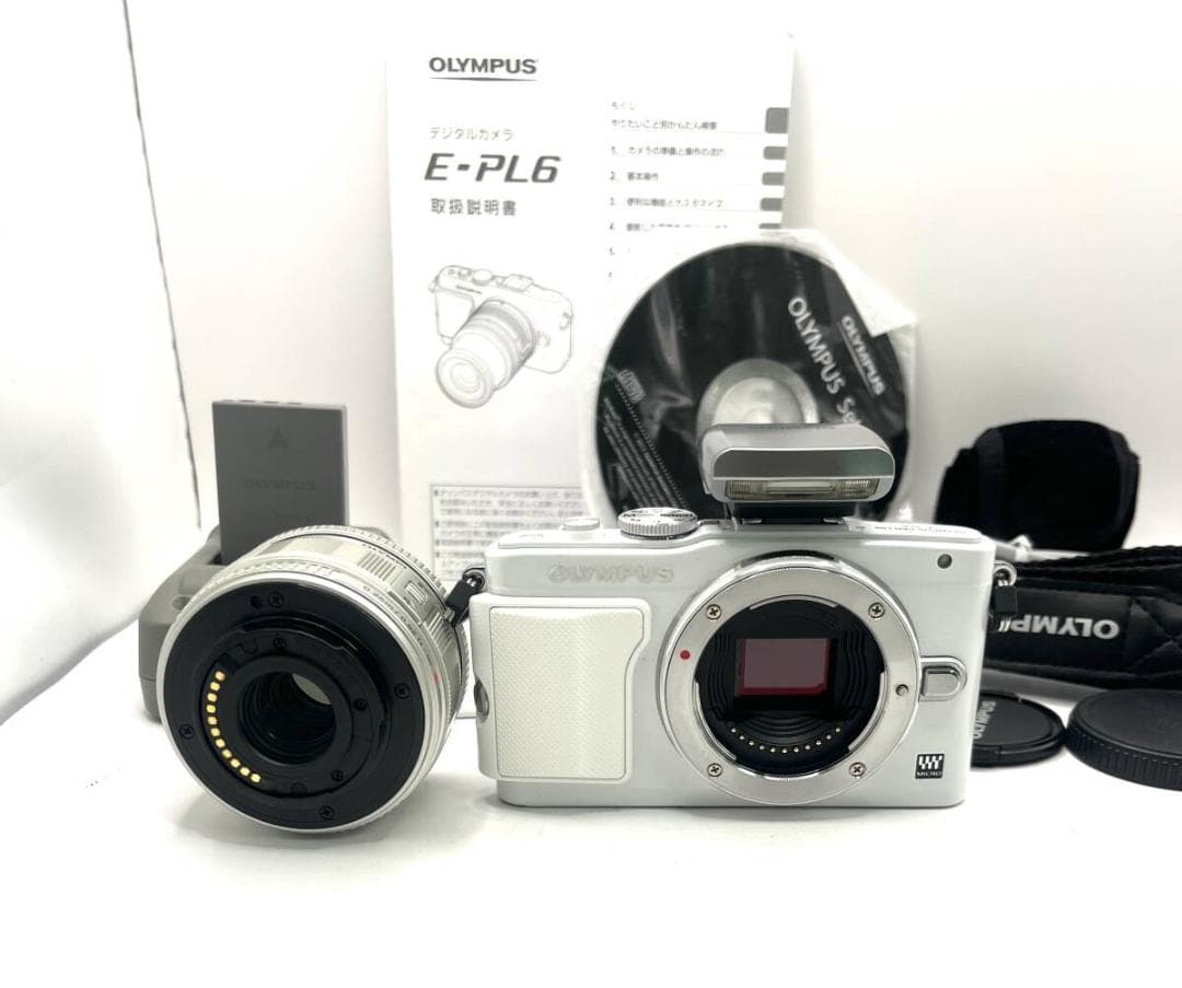 オリンパス E-PL6 ホワイト レンズセット#508293