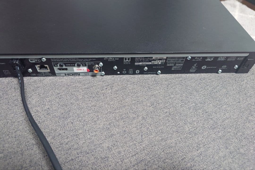 プレーヤー SONY UBP-X800