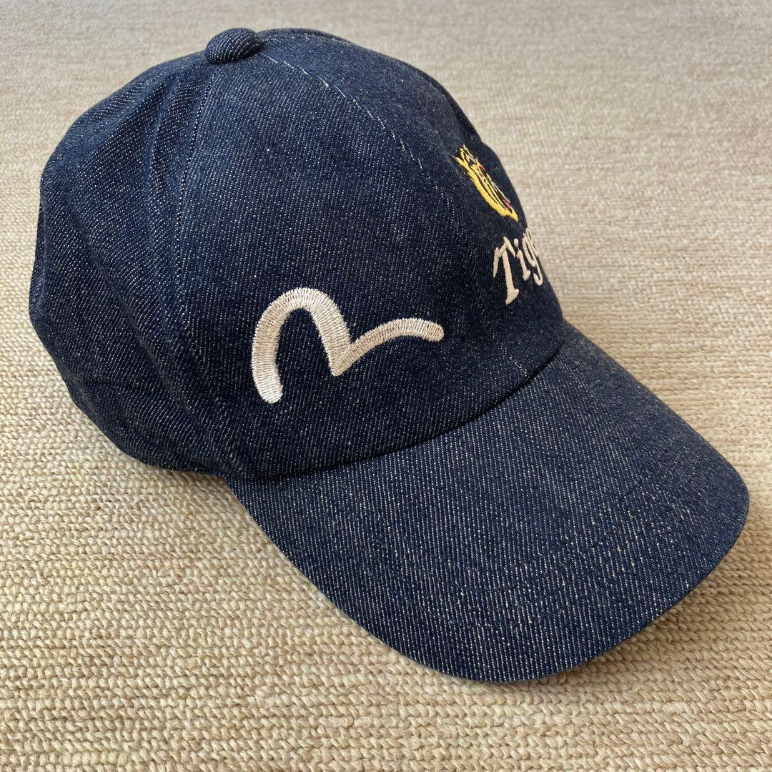 EVISU 阪神タイガース　デニムキャップ