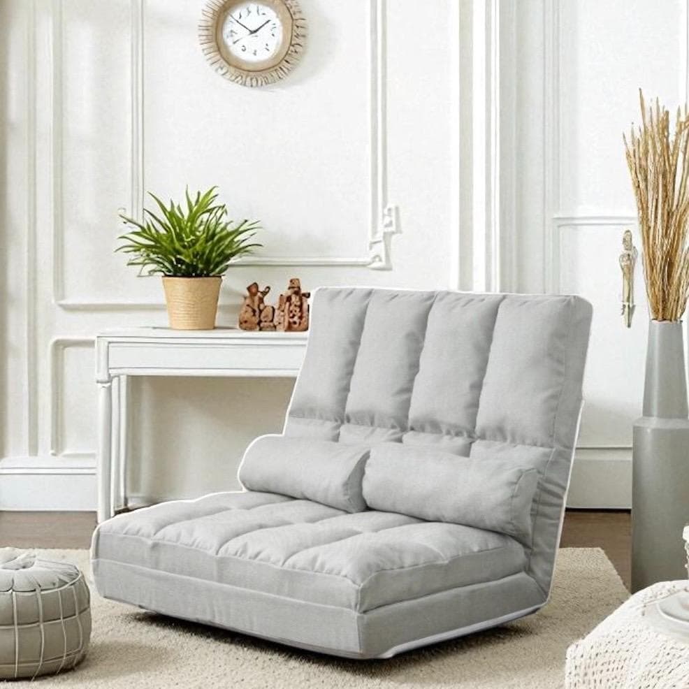 【新品】幅90cm　ハイバック3WAY　ソファベッド　14段階リクライニング