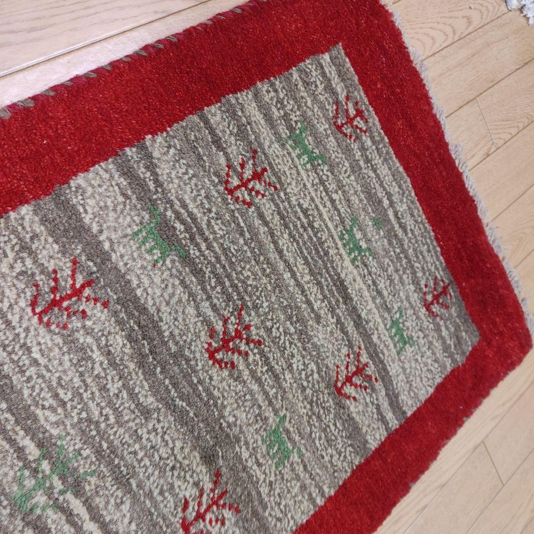 ペルシャ絨毯　ギャッベ　新品　85x55 cm Persia Gabbeh