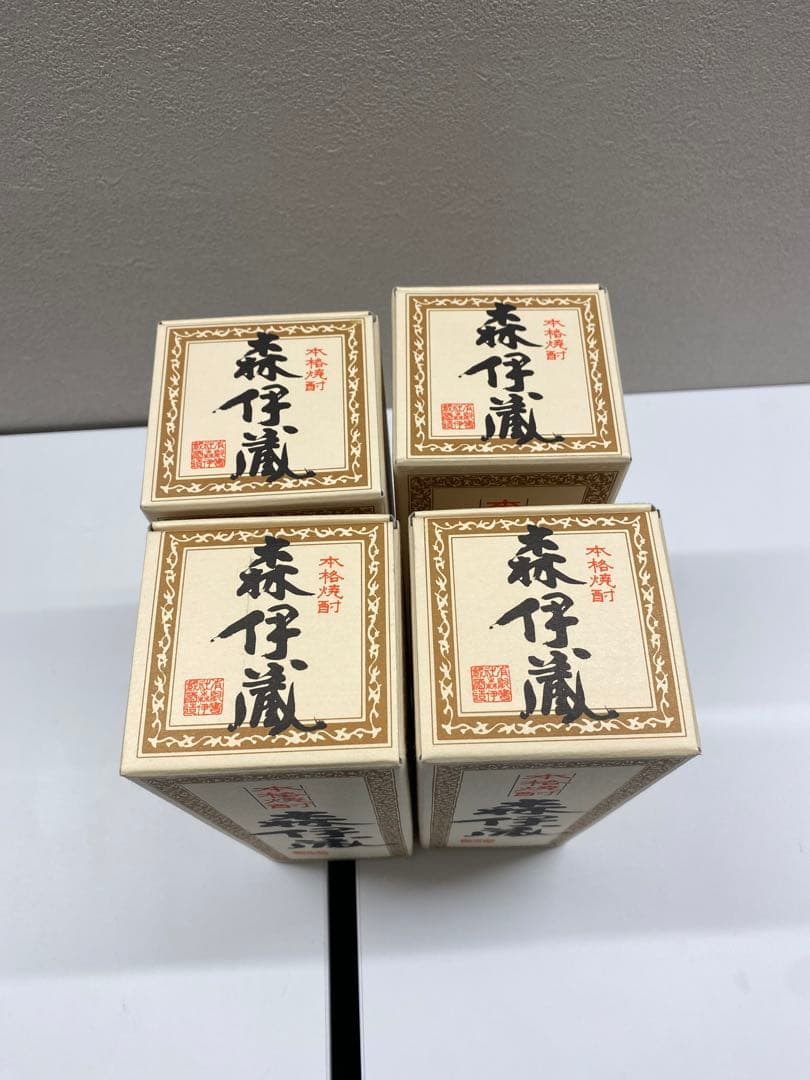 【新品・未開封】JALの機内で購入した森伊蔵　720ml × 4本