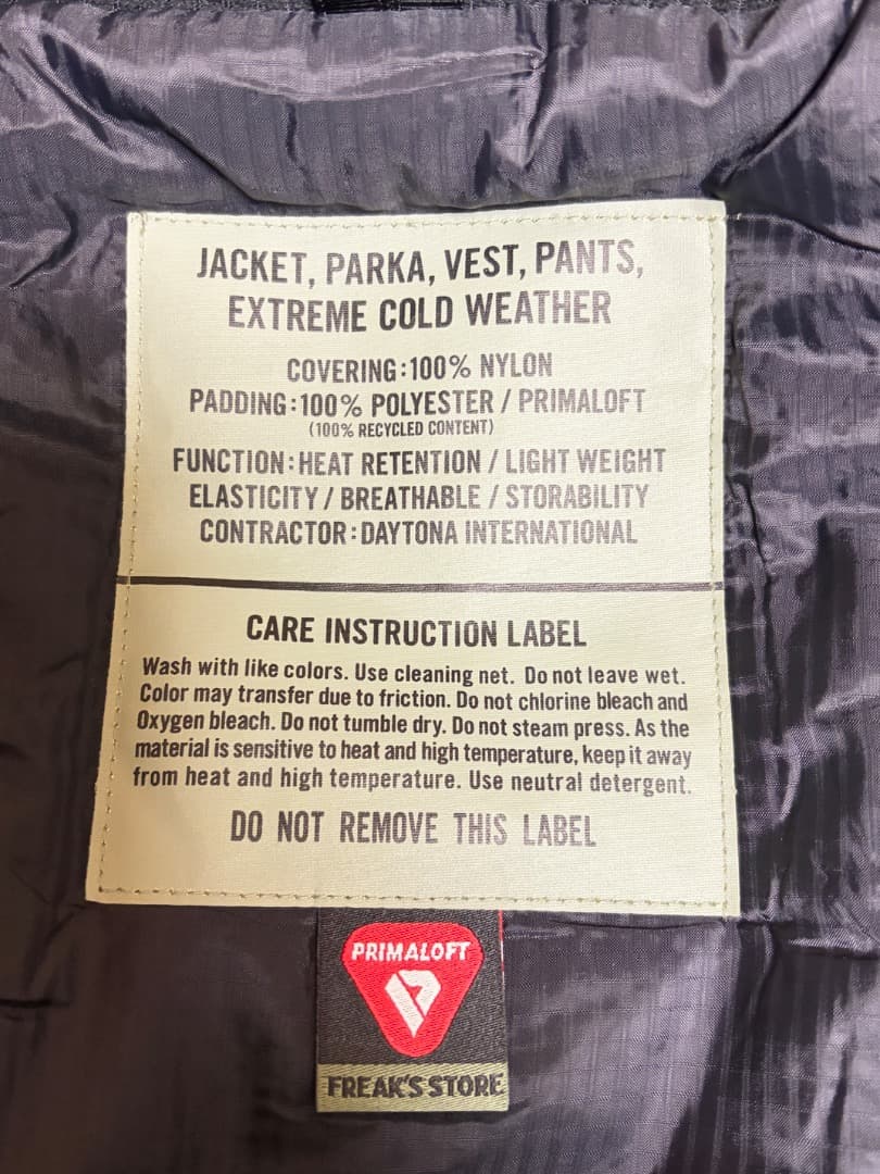 ジャケット・アウター FREAK'S STORE LEVEL7 PRIMALOFT JACKET L