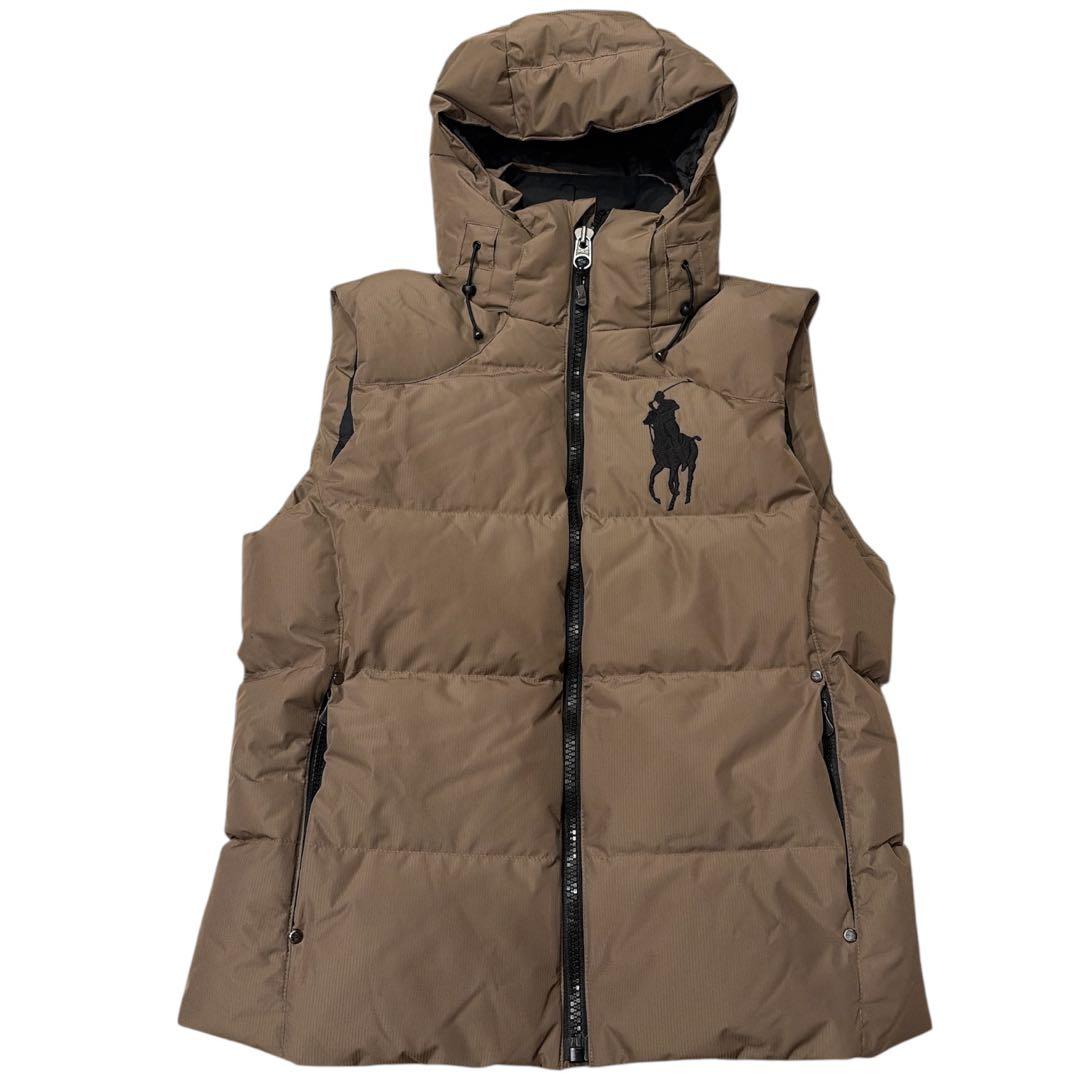 ポロラルフローレン　ダウンベスト　Sサイズ　ビックポニー　美品