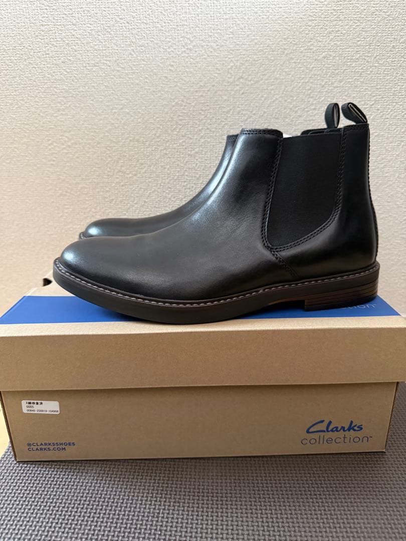 Clarks(クラークス) メンズ ポールソンアップ 本革ブーツ サイドゴア