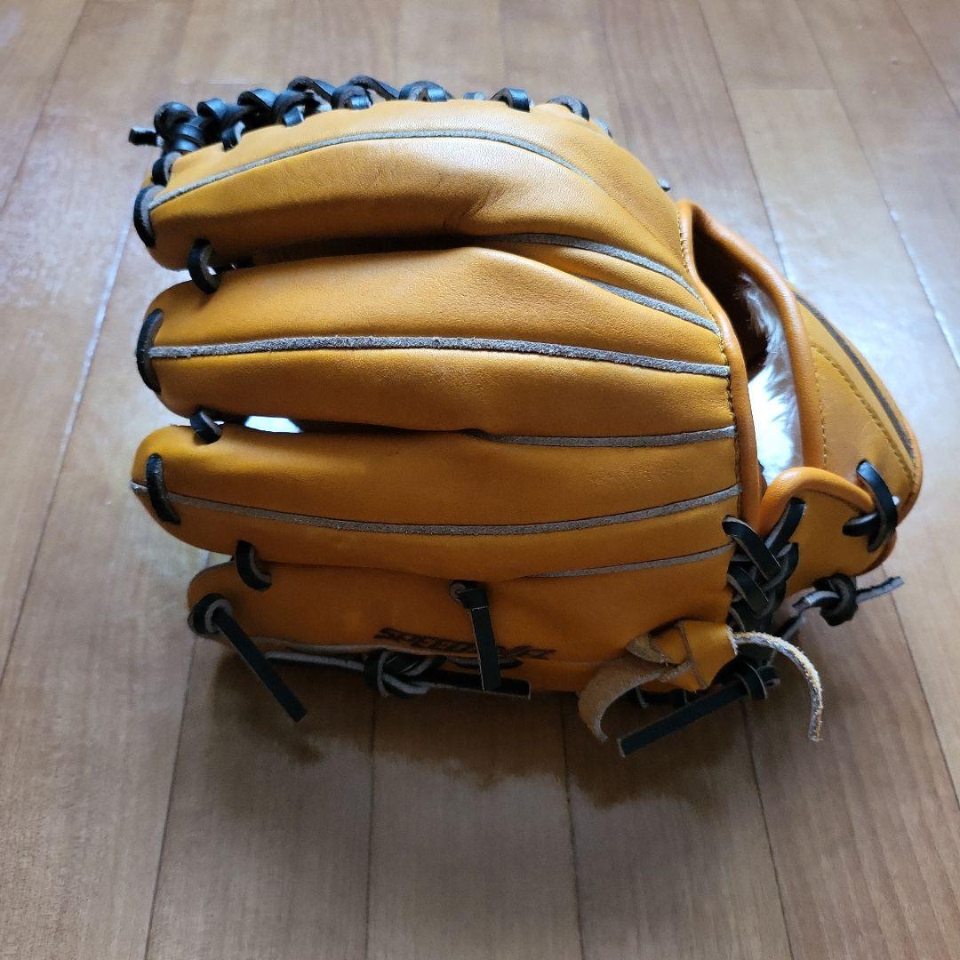 ASICS 軟式グラブ GOLD STAGE 内野手用 右投げ 型崩れなし