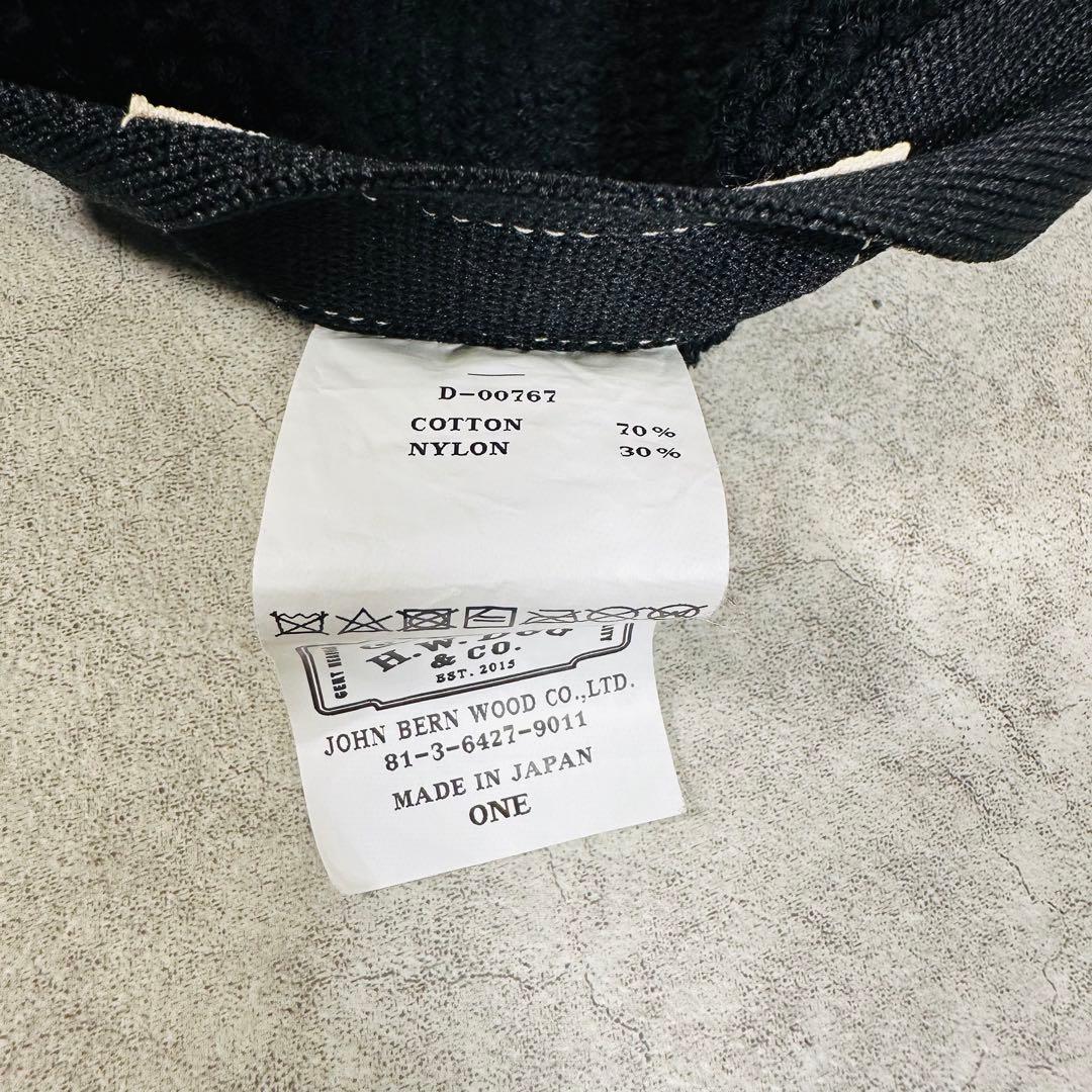 THE H.W. DOG & CO 63 BERET 23SS ベレー帽 黒