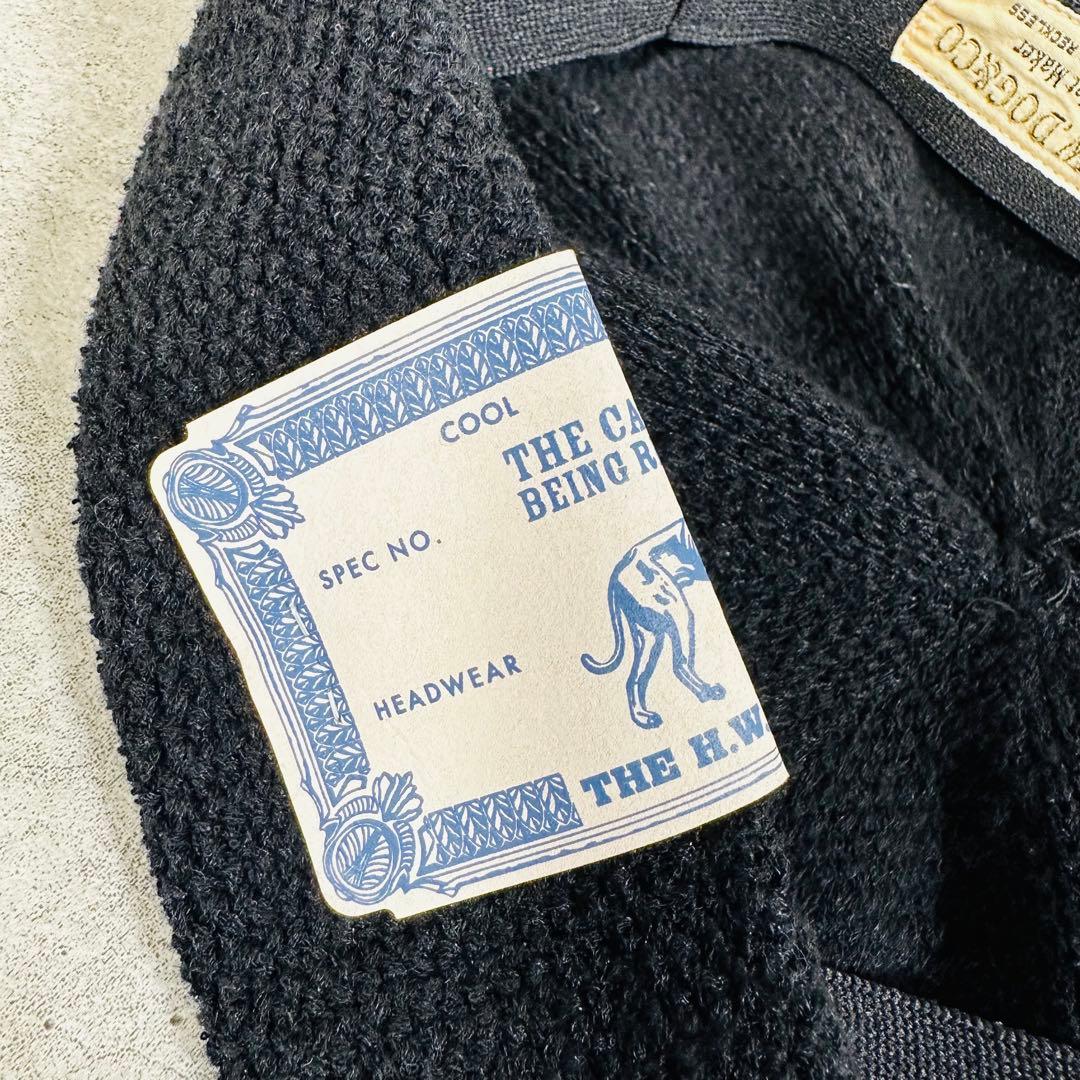 THE H.W. DOG & CO 63 BERET 23SS ベレー帽 黒