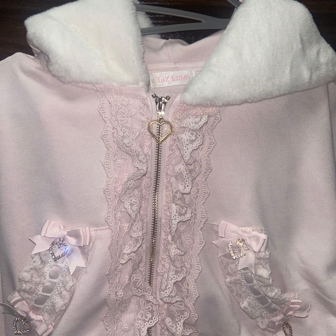 リズリサ うさみみ メニーリボンパーカー