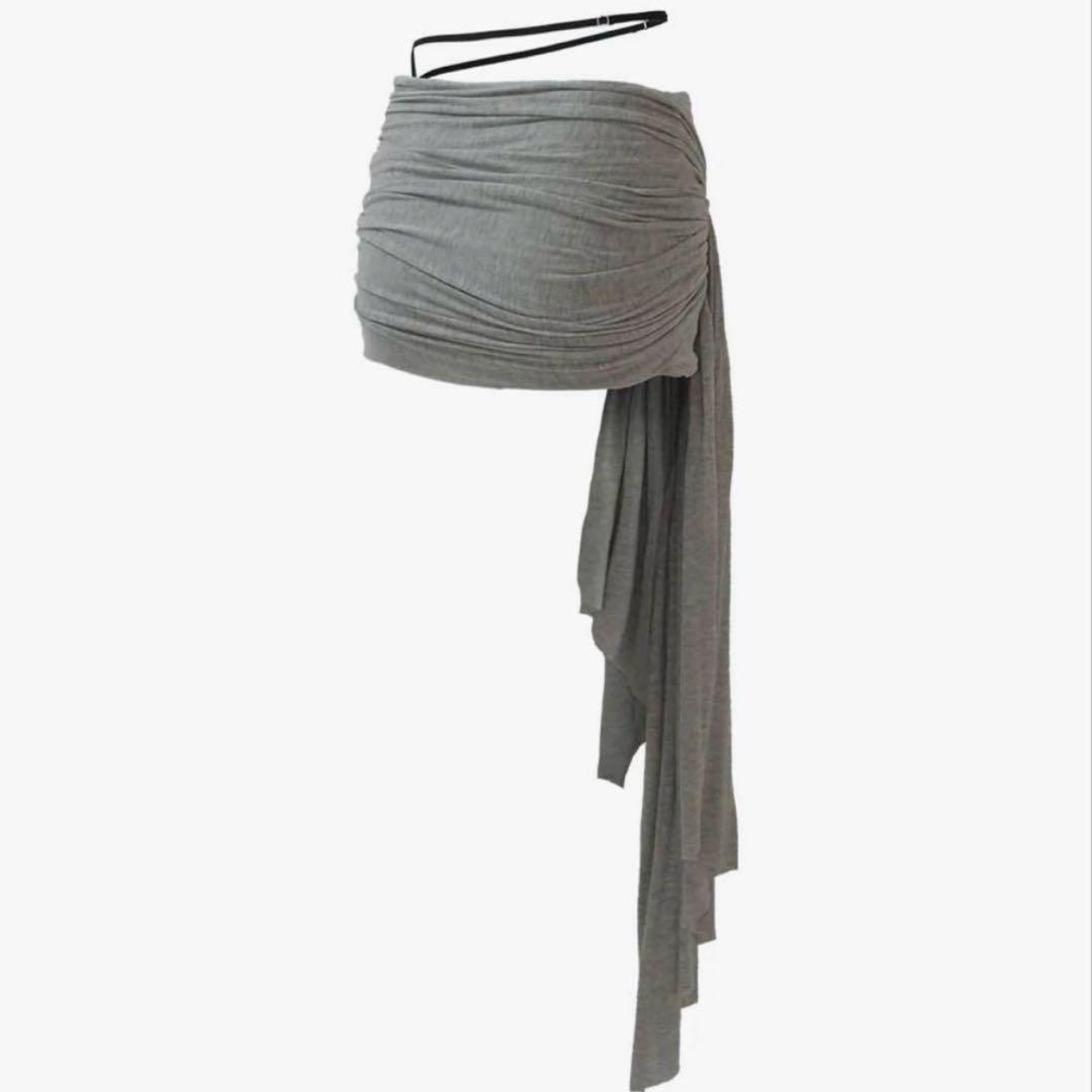 ねこS mini skort pareo gray