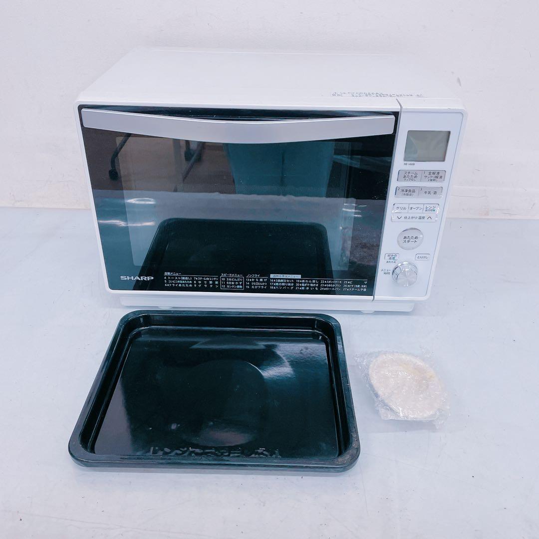 8HM33 SHARP オーブンレンジ RE-V80B-W 2019年製