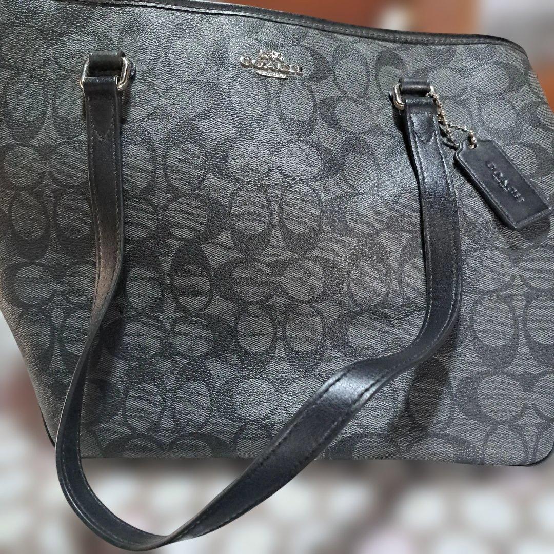 COACH ブラック トートバッグ