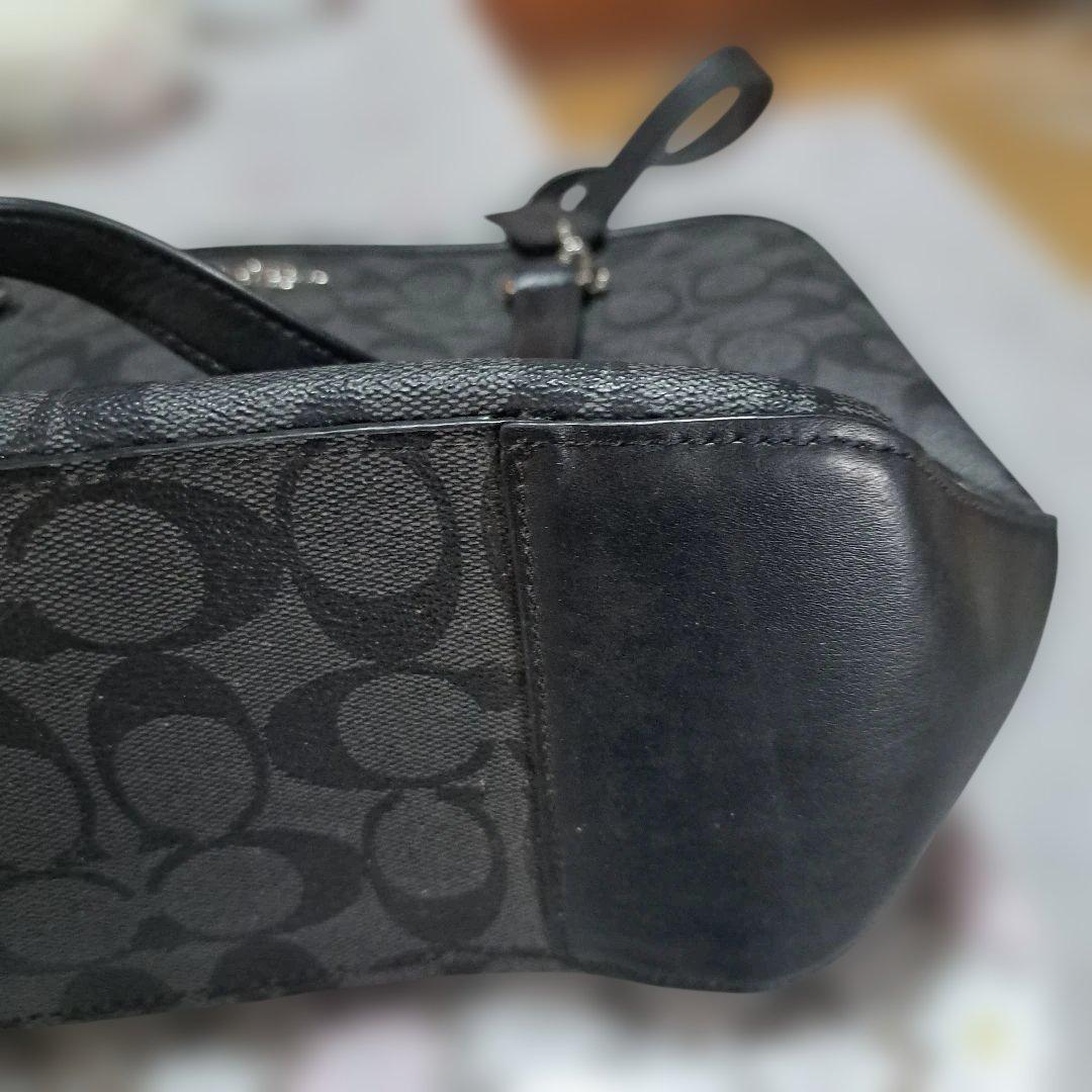 COACH ブラック トートバッグ
