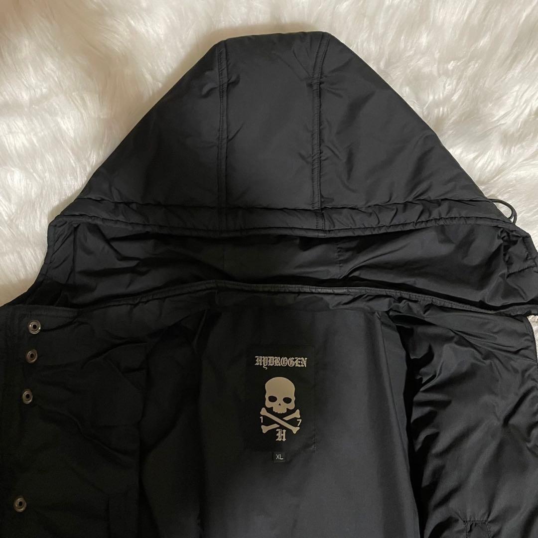 HYDROGEN ブラック ダウンジャケット XL