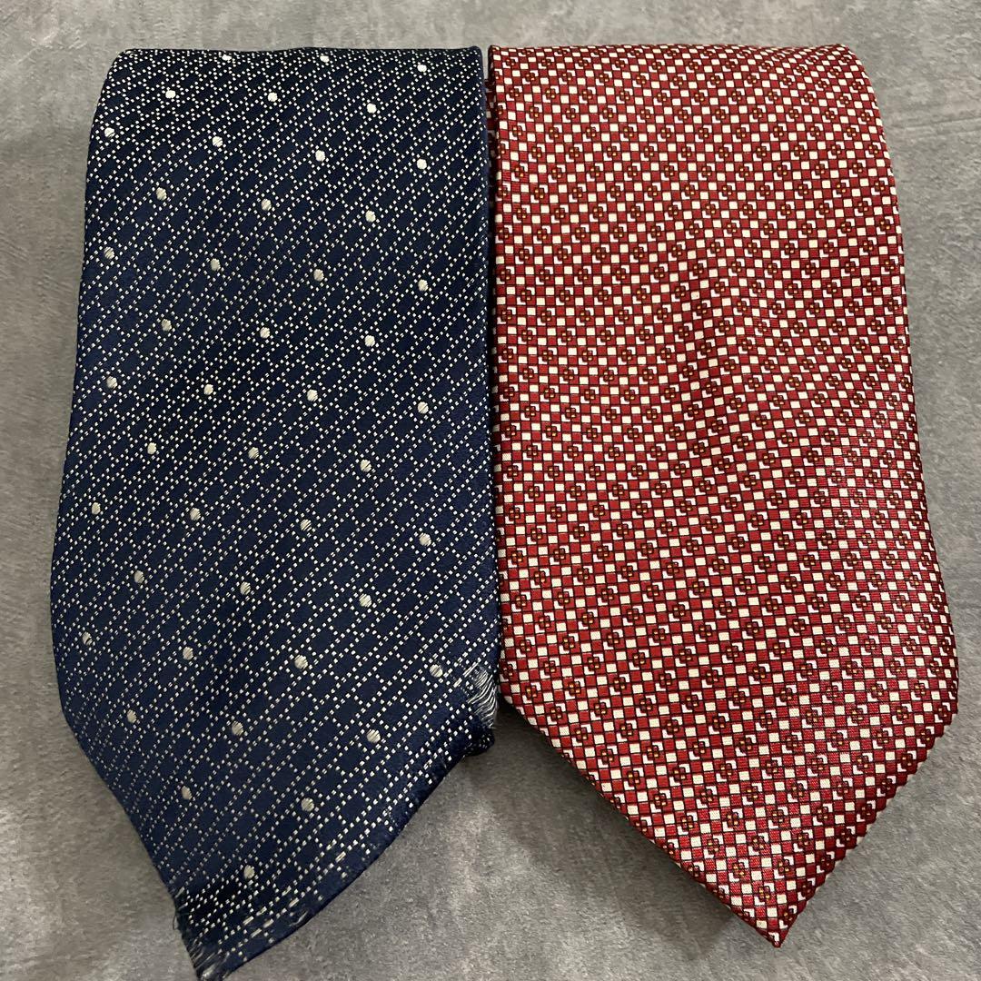 極上 漆黒ウール 黒金ボタン ダブルスーツ saint Laurentネクタイ