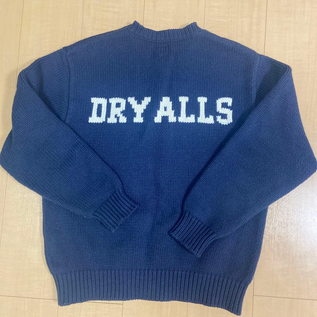 HUMAN MADE 犬デザイン ニットセーター ネイビー　M