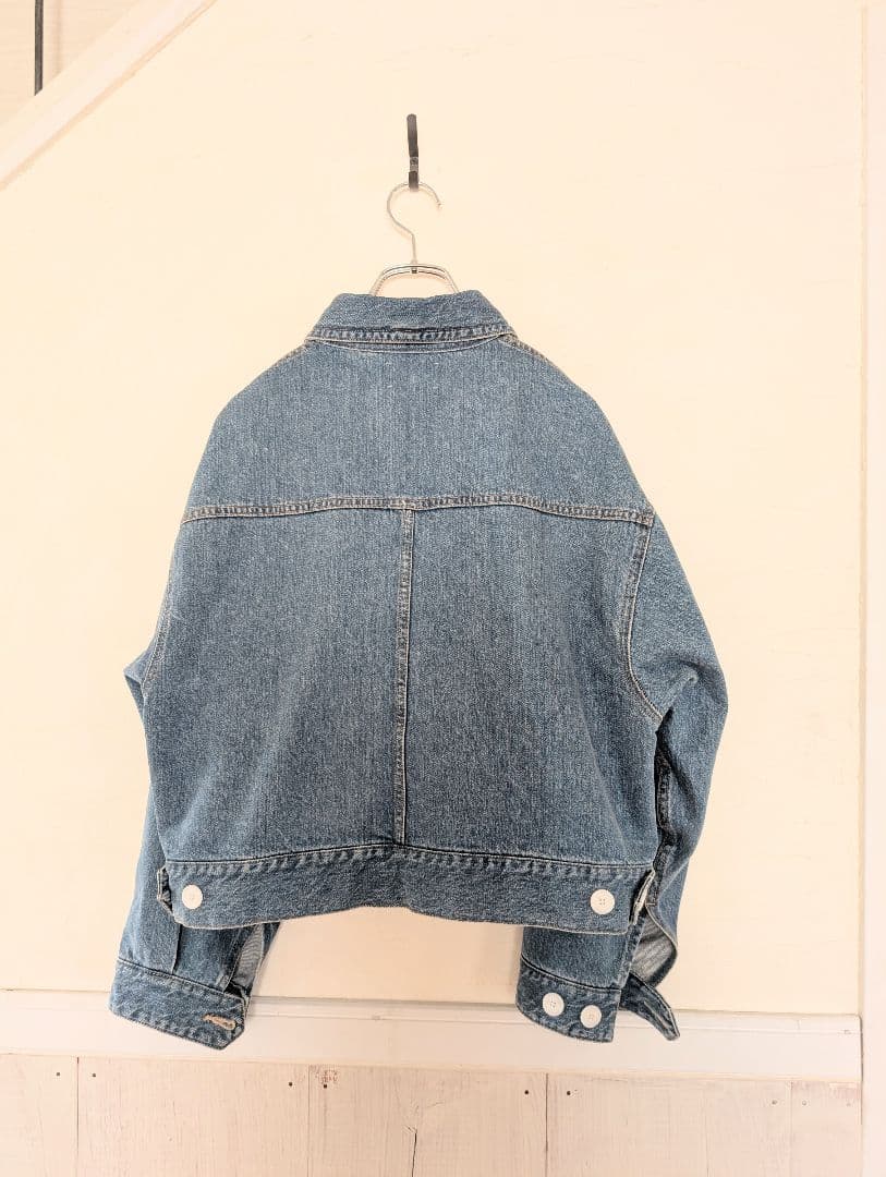 美品　ショート丈デニムジャケット　SERGE　日本製