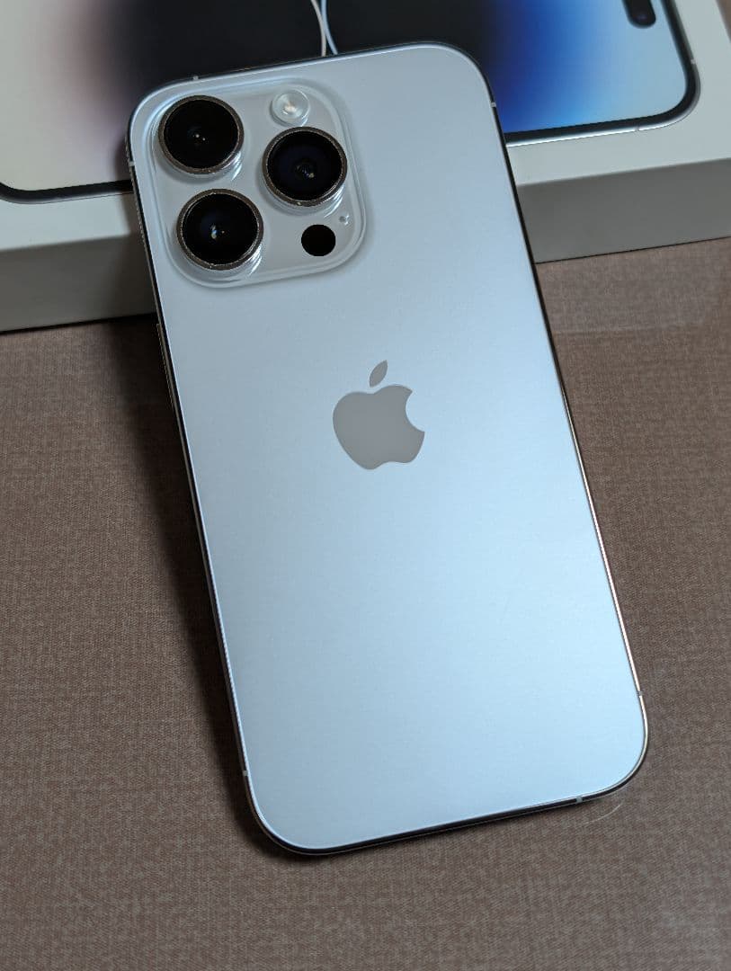 [中古品] iPhone14pro シルバー 128GB SIMフリー 傷有り