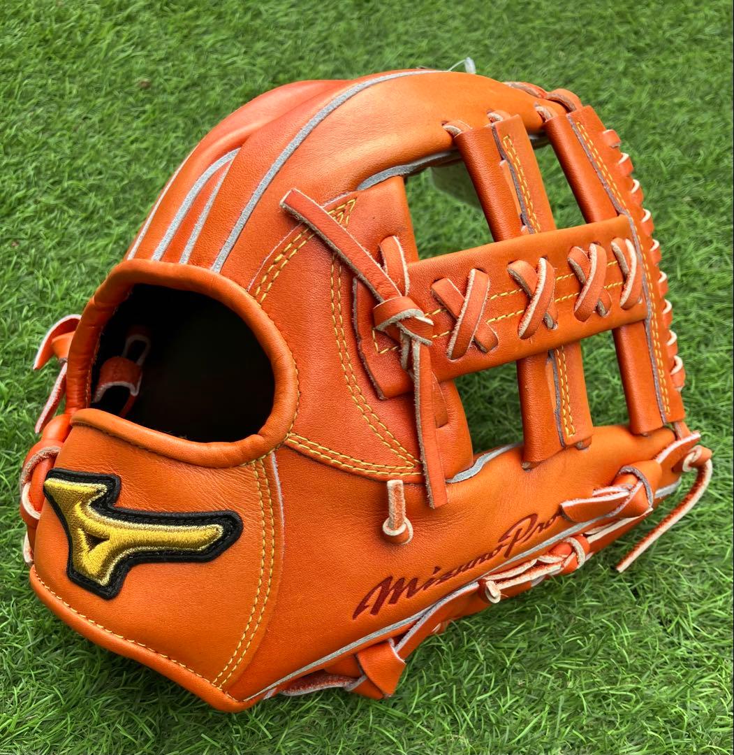 HAGA 新品 ミズノプロ　グローブ　日本製　硬式　フィンガーコアテクノロジー