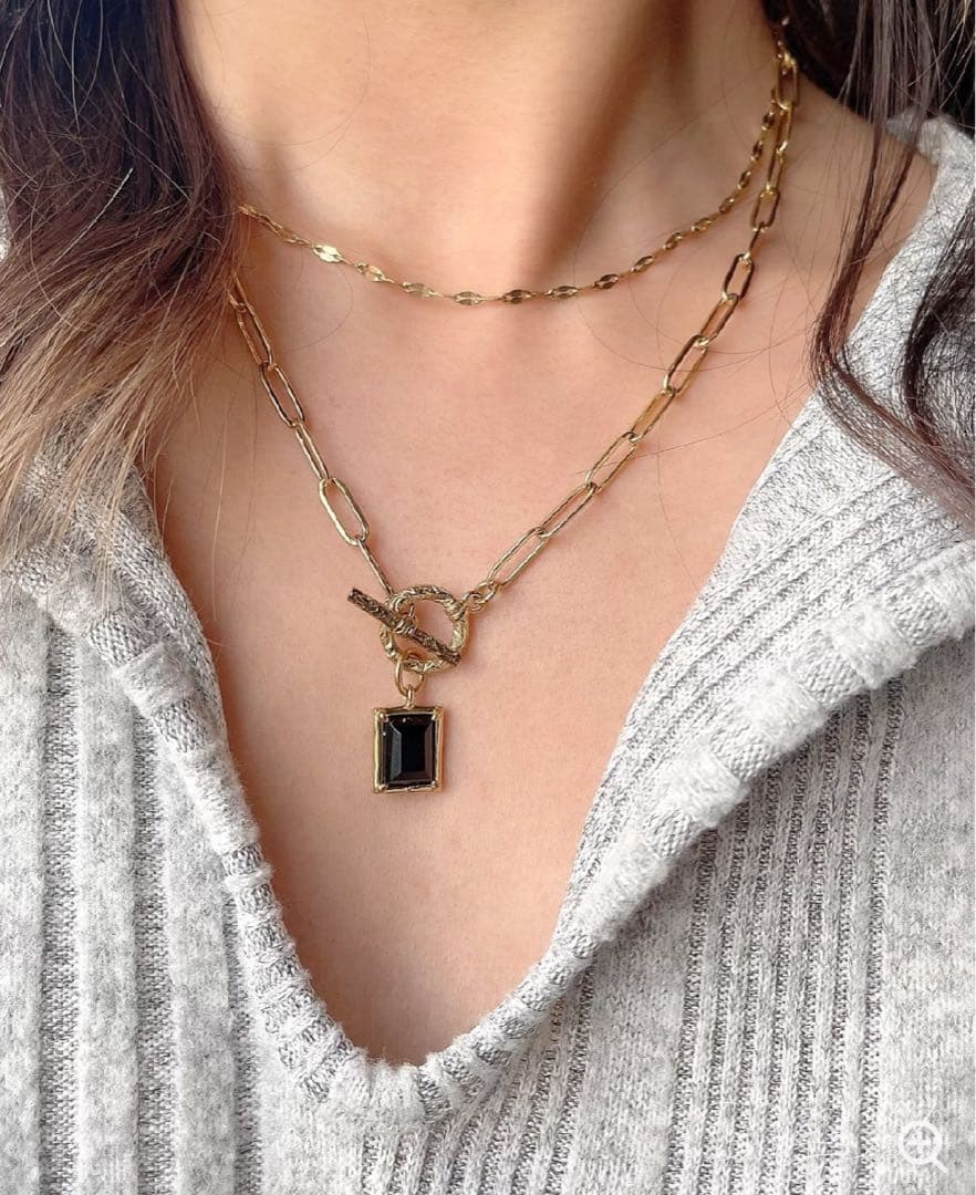 IRIE BEACH アイリービーチ　ネックレス　オニキス　山本舞香着用モデル