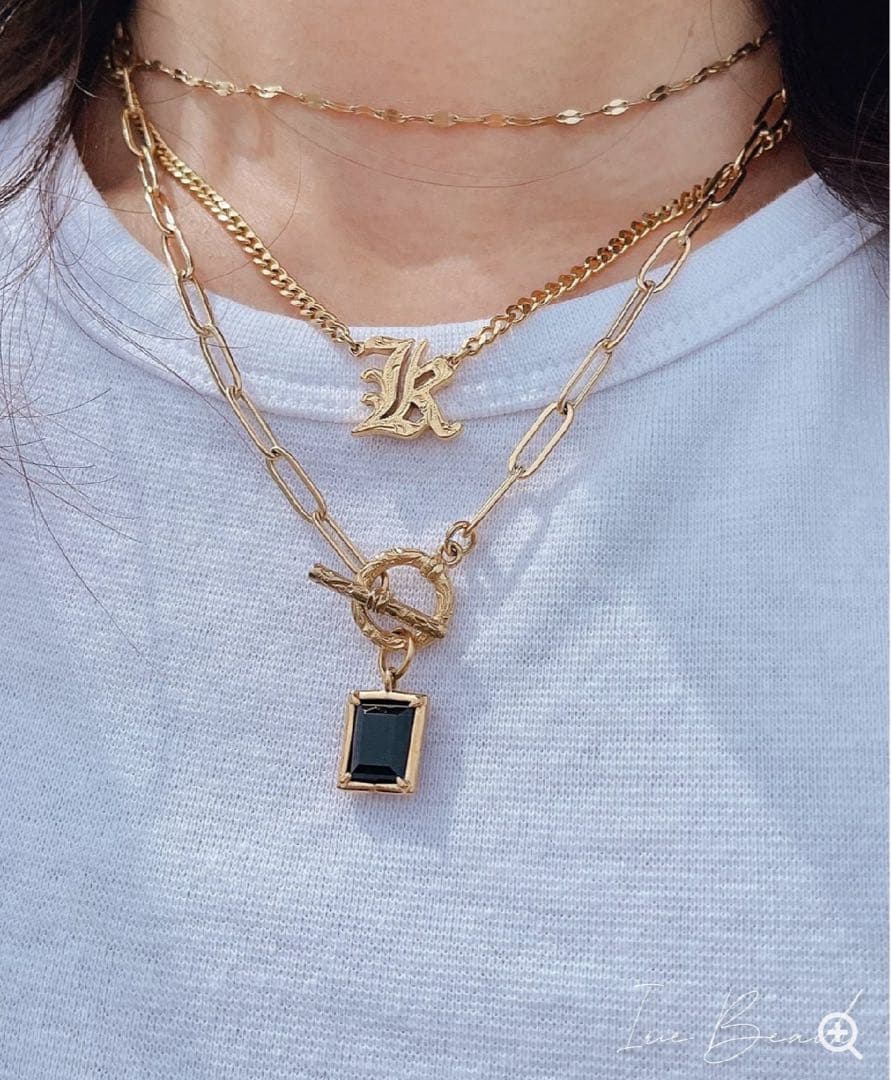 IRIE BEACH アイリービーチ　ネックレス　オニキス　山本舞香着用モデル