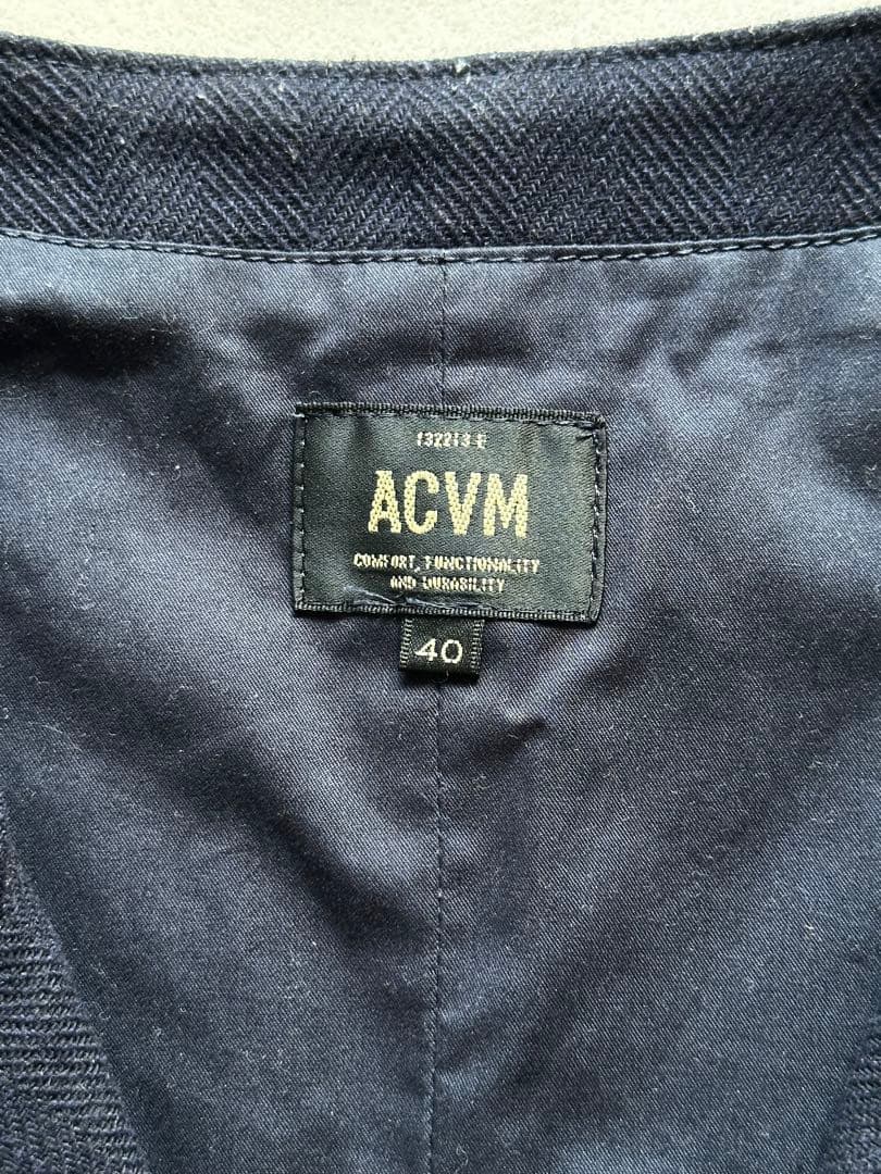 アディクトクローズ ADDICT CLOTHES ネイビー コットン混紡 ベスト