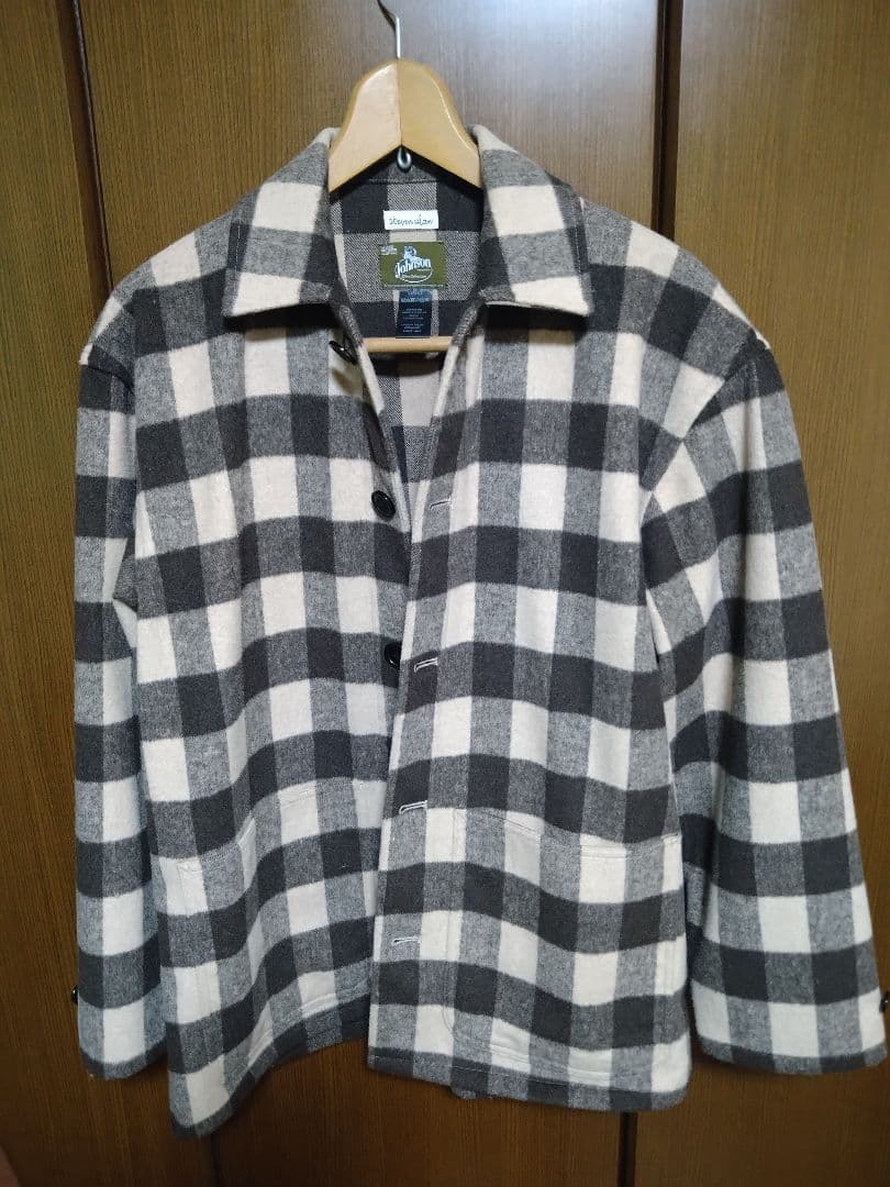 美品　スティーブンアラン　ジョンソンウーレンミルズ　カバーオール　S