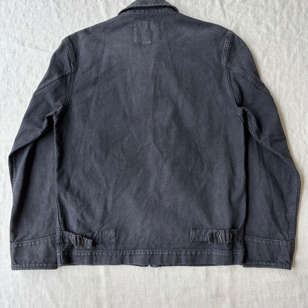 HYSTERIC GLAMOUR ジップ ブラック デニムジャケット フェード