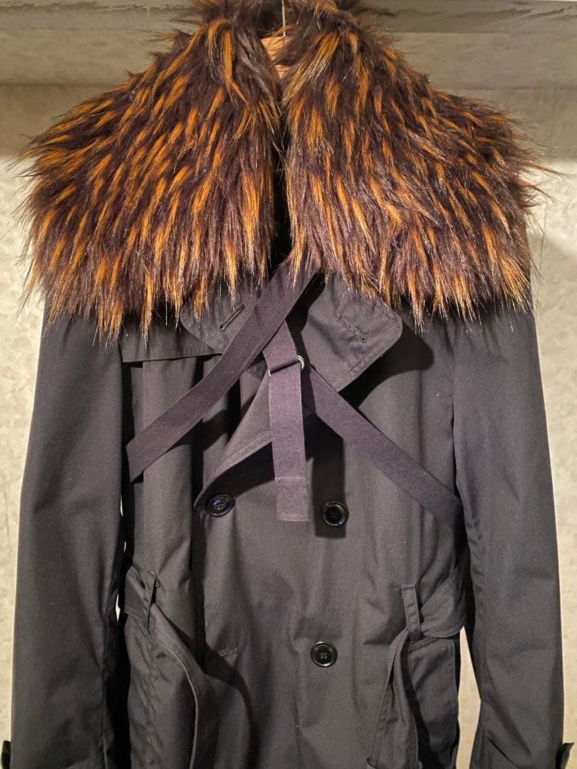 レア Dries Van Noten ファー ストール ドリスヴァンノッテン