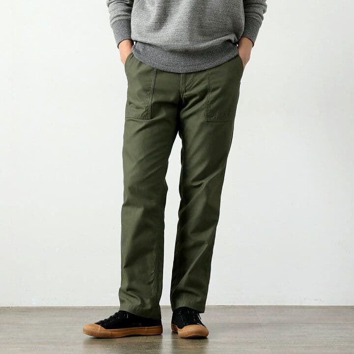 FOB FACTORY ベイカー ファティーグ パンツ M オリーブ