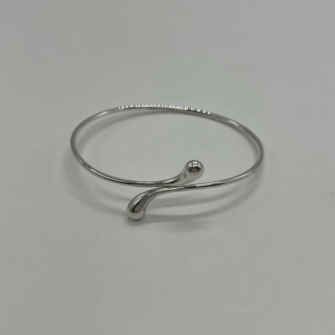 ティファニー TIFFANY エルサペレッティ ティアドロップ バングル SV
