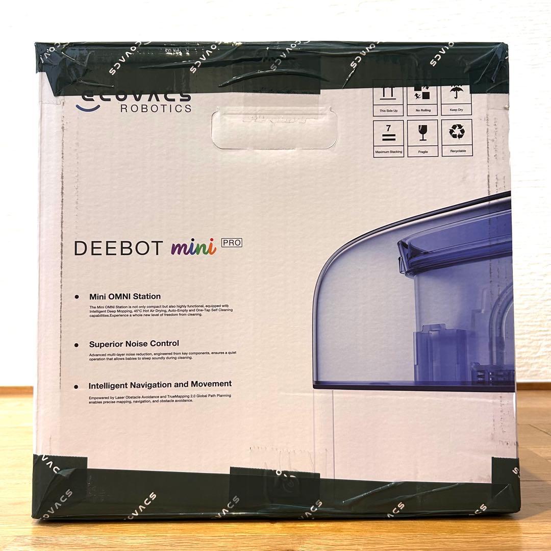 【新品未開封】エコバックス DEEBOT mini ロボット掃除機 水拭き両用