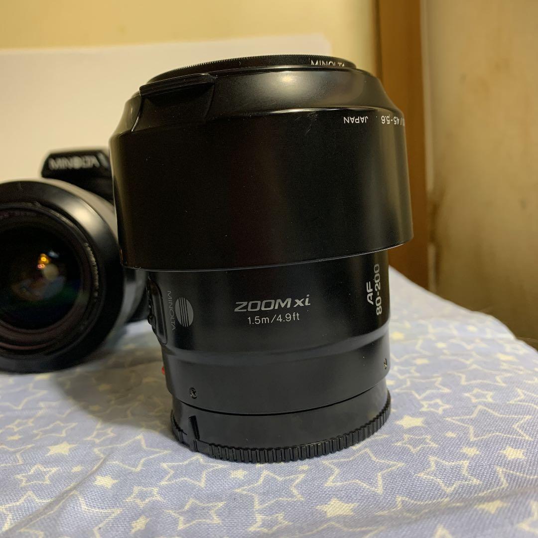 MINOLTA アルファ　sweet フイルムカメラ　ダブルレンズ　稼働品