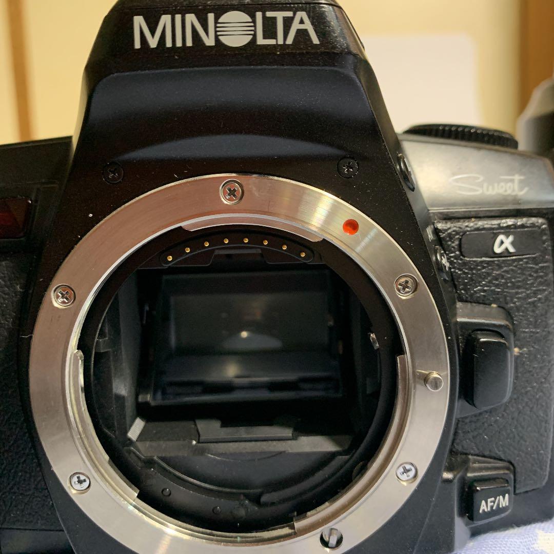 MINOLTA アルファ　sweet フイルムカメラ　ダブルレンズ　稼働品