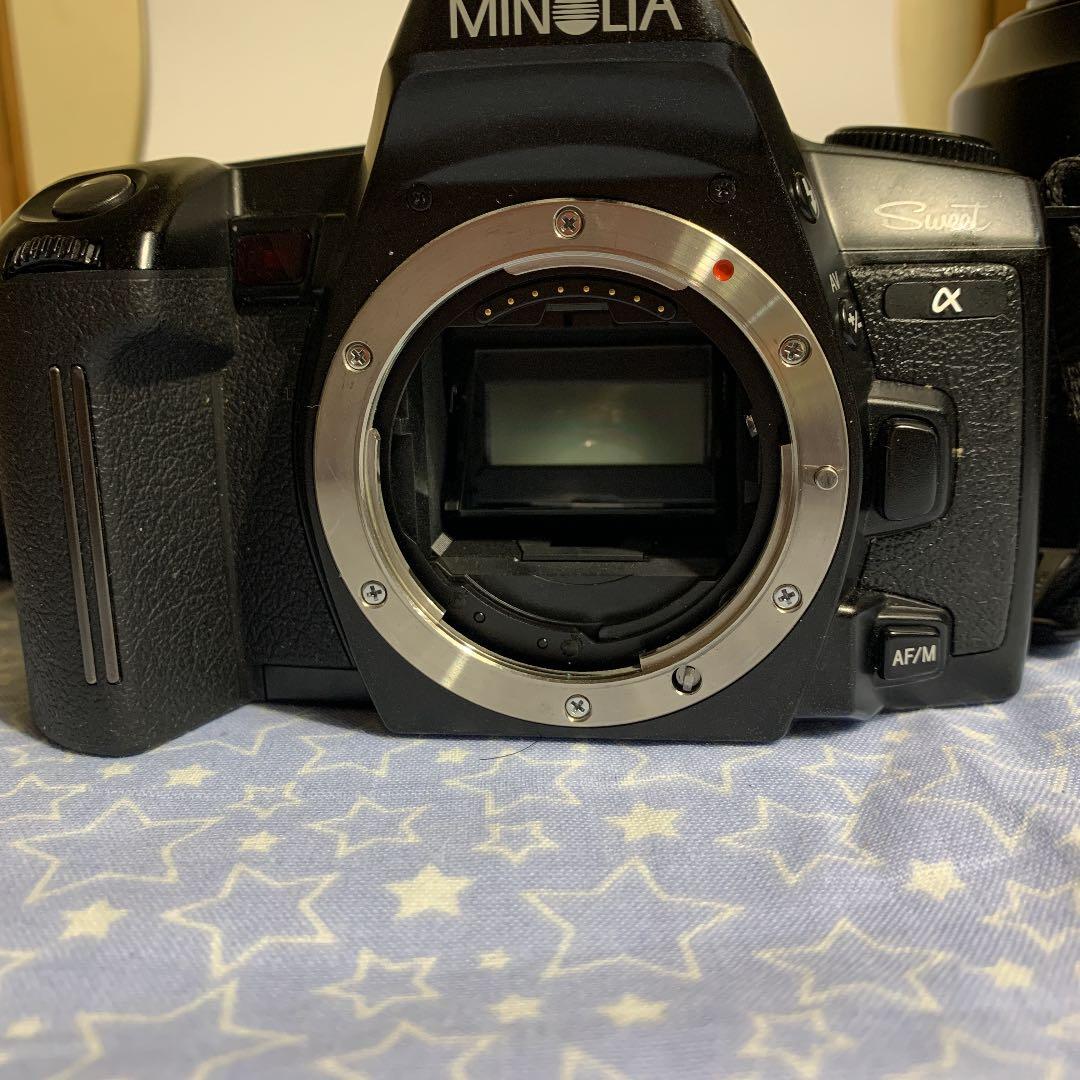 MINOLTA アルファ　sweet フイルムカメラ　ダブルレンズ　稼働品