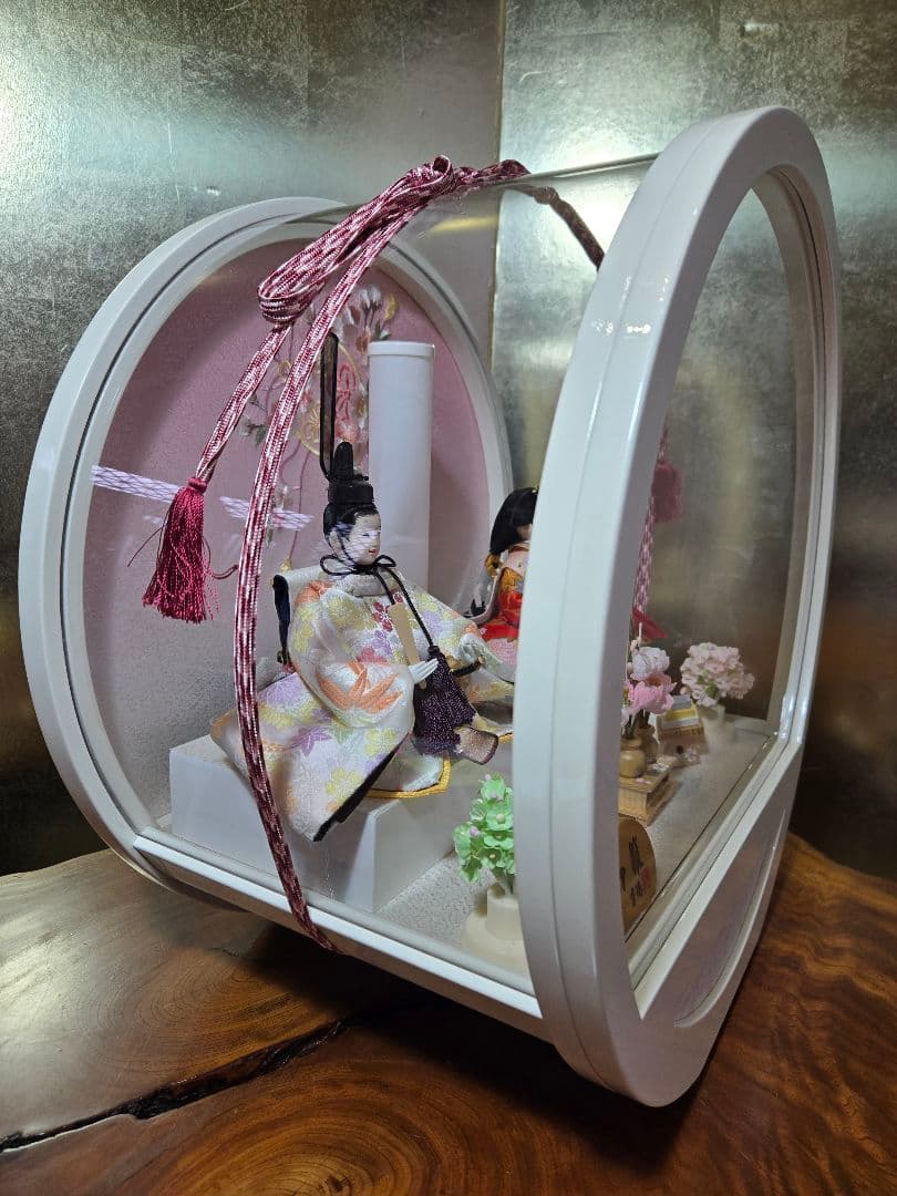 【一点限り】雛人形 ケース飾り　K8