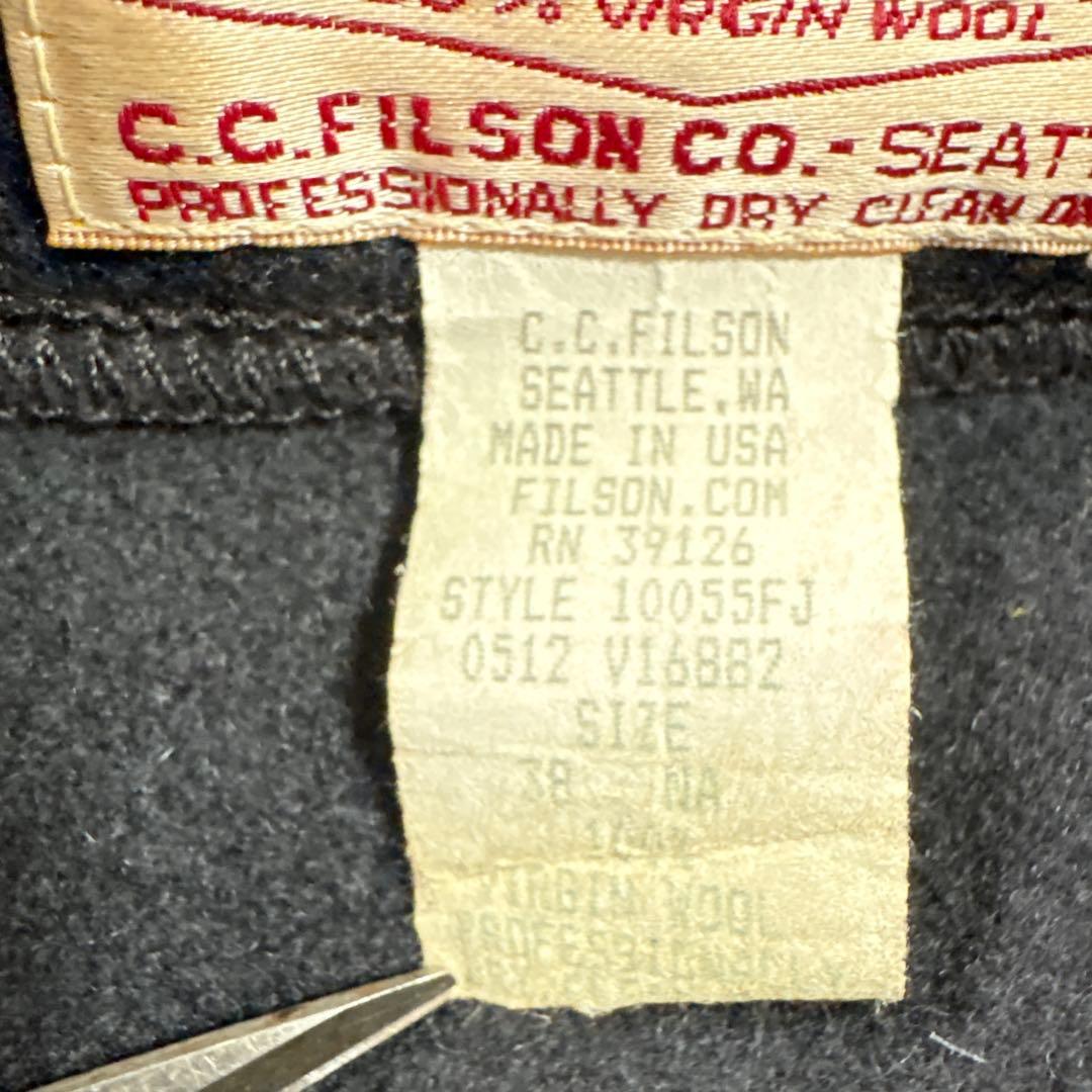 FILSON MACKINAW WOOL VEST 2005年製 ダークネイビー