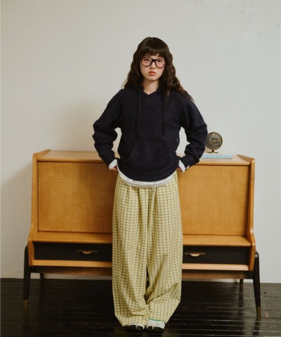 common gull products うろこ雲なニットフーディー