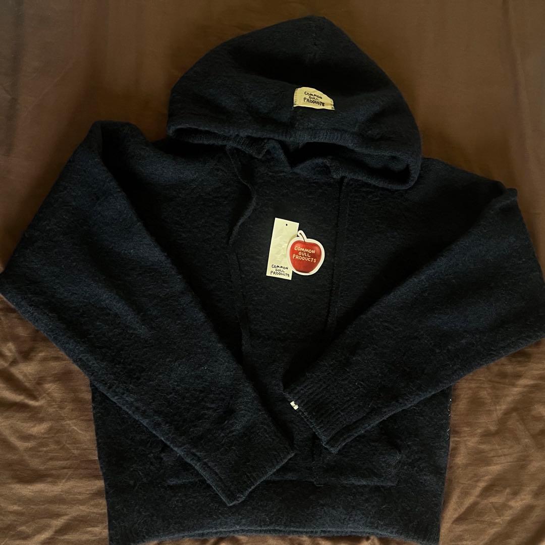 common gull products うろこ雲なニットフーディー