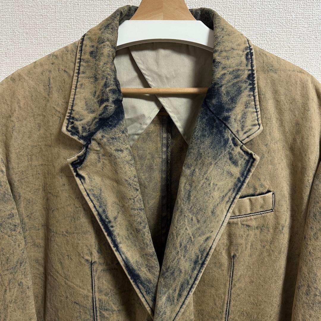 DIESEL デニム テーラード ジャケット アウター XXL 希少 ブレザー