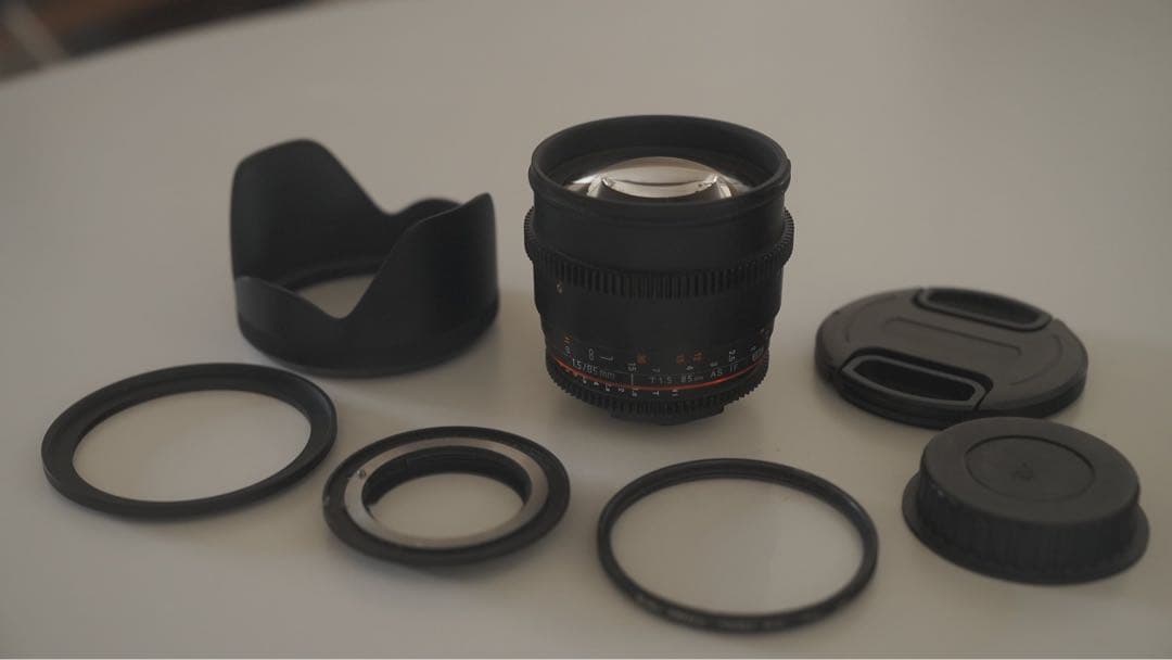 付属品多数) SAMYANG 85mm T1.5 フルサイズ