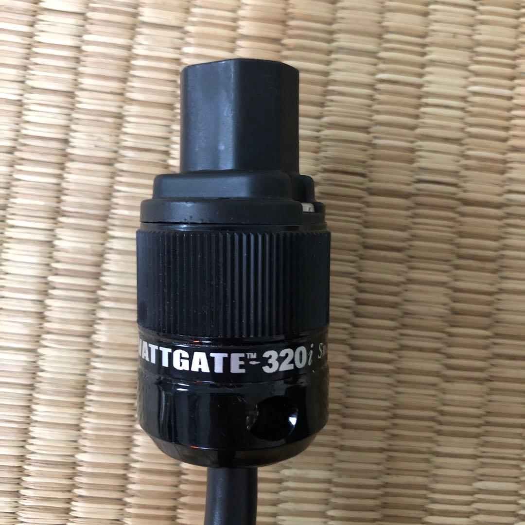 プロケーブル (WATTEGATE)シールド電源ケーブル 透明プラグ 2m