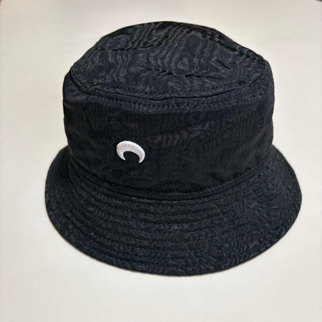 MARINE SERRE マリーンセル バケット ハット モアレ 黒 ブラック