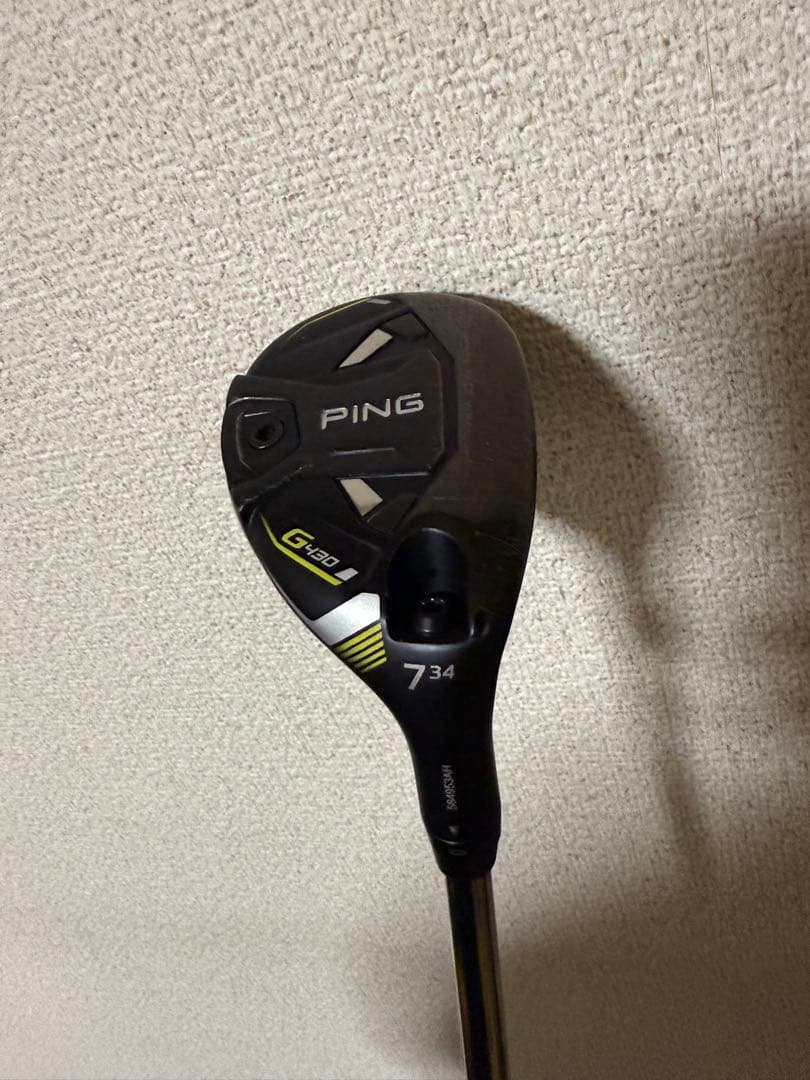 PING G430 7番ユーティリティー　ロフト34度 グリップ新品
