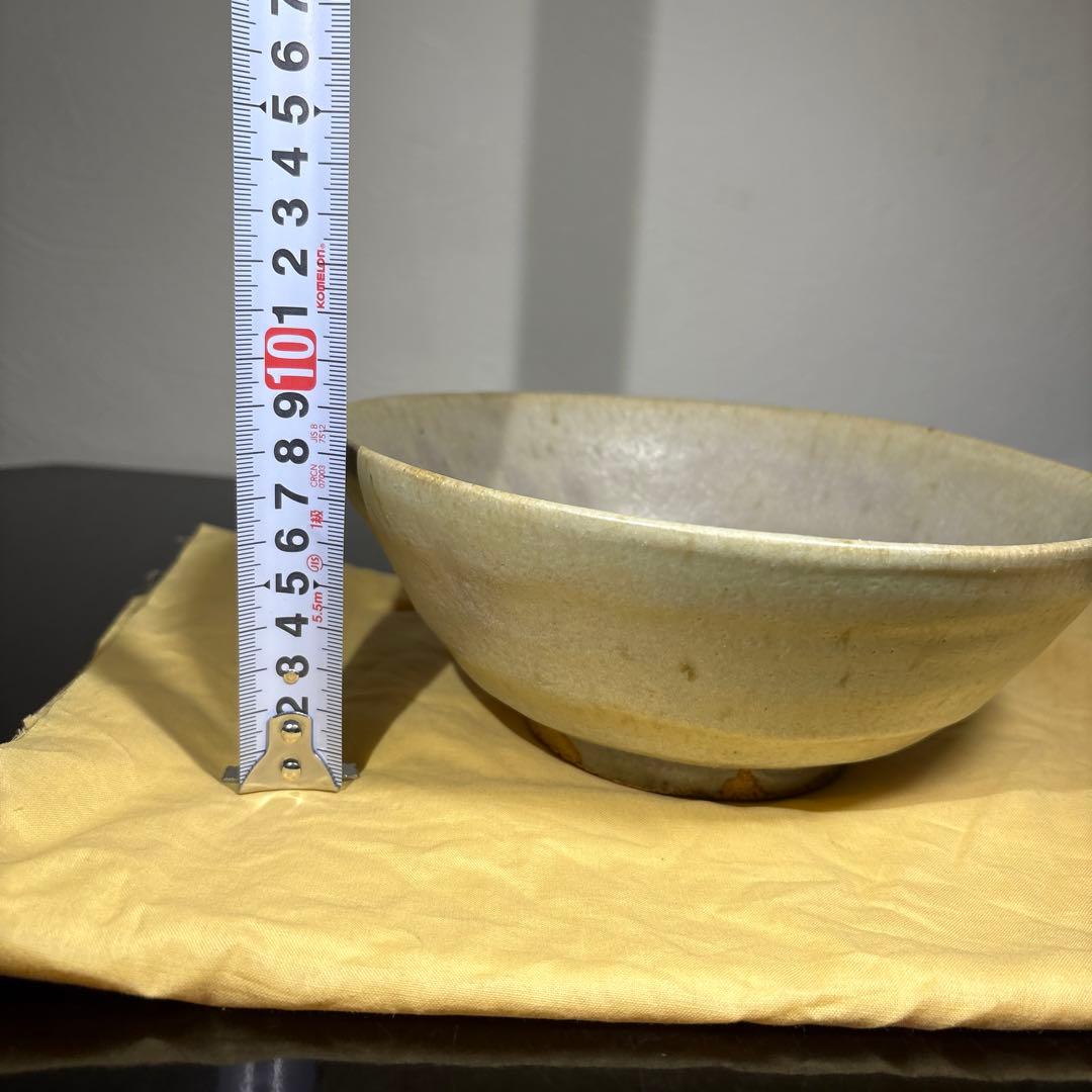 人間国宝　加藤孝造　灰釉深鉢　経約21センチ