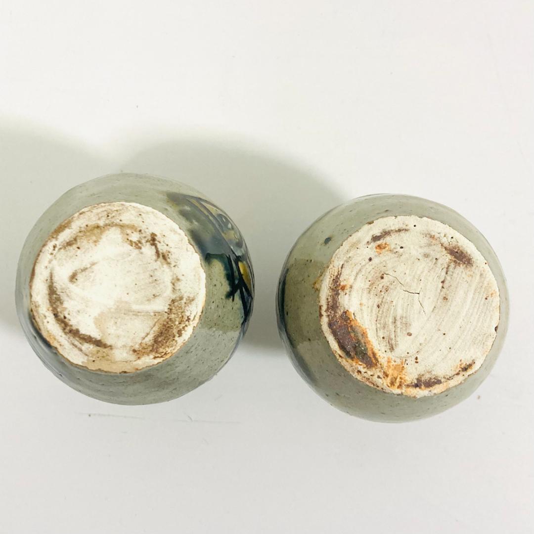 金城次郎 人間国宝 壺屋焼 酒器セット お猪口 ぐい呑み 徳利 沖縄陶器