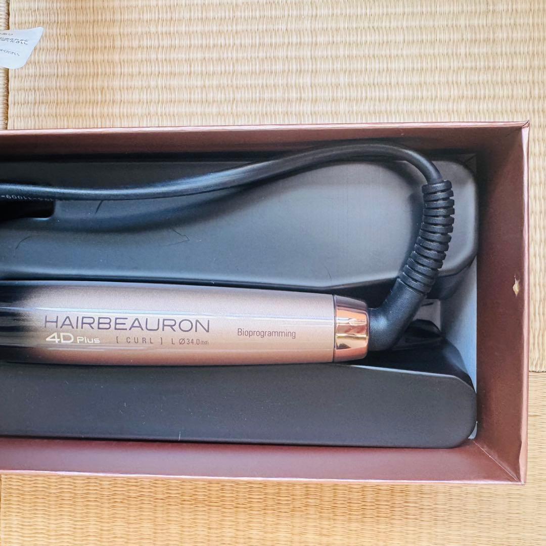 【美品】ヘアビューロン 4D Plus カールアイロン 34mm｜元箱　22年製