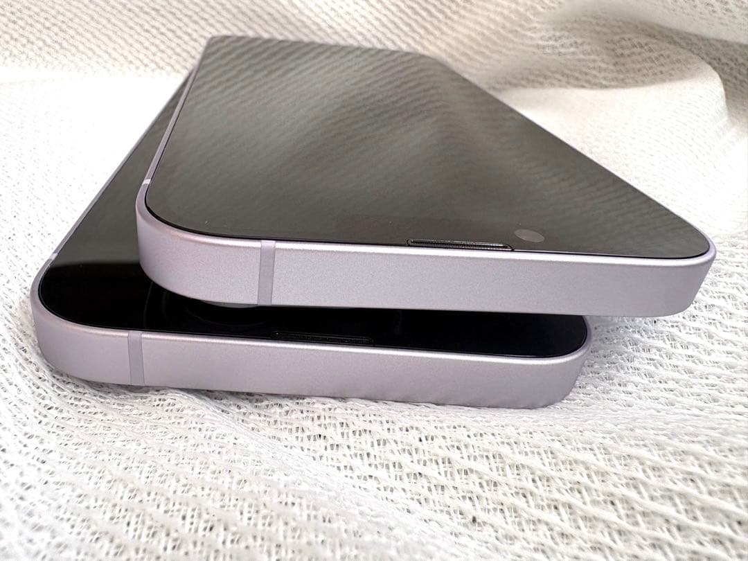 Apple iPhone14【2台】128GB パープル　充電器付き 美品